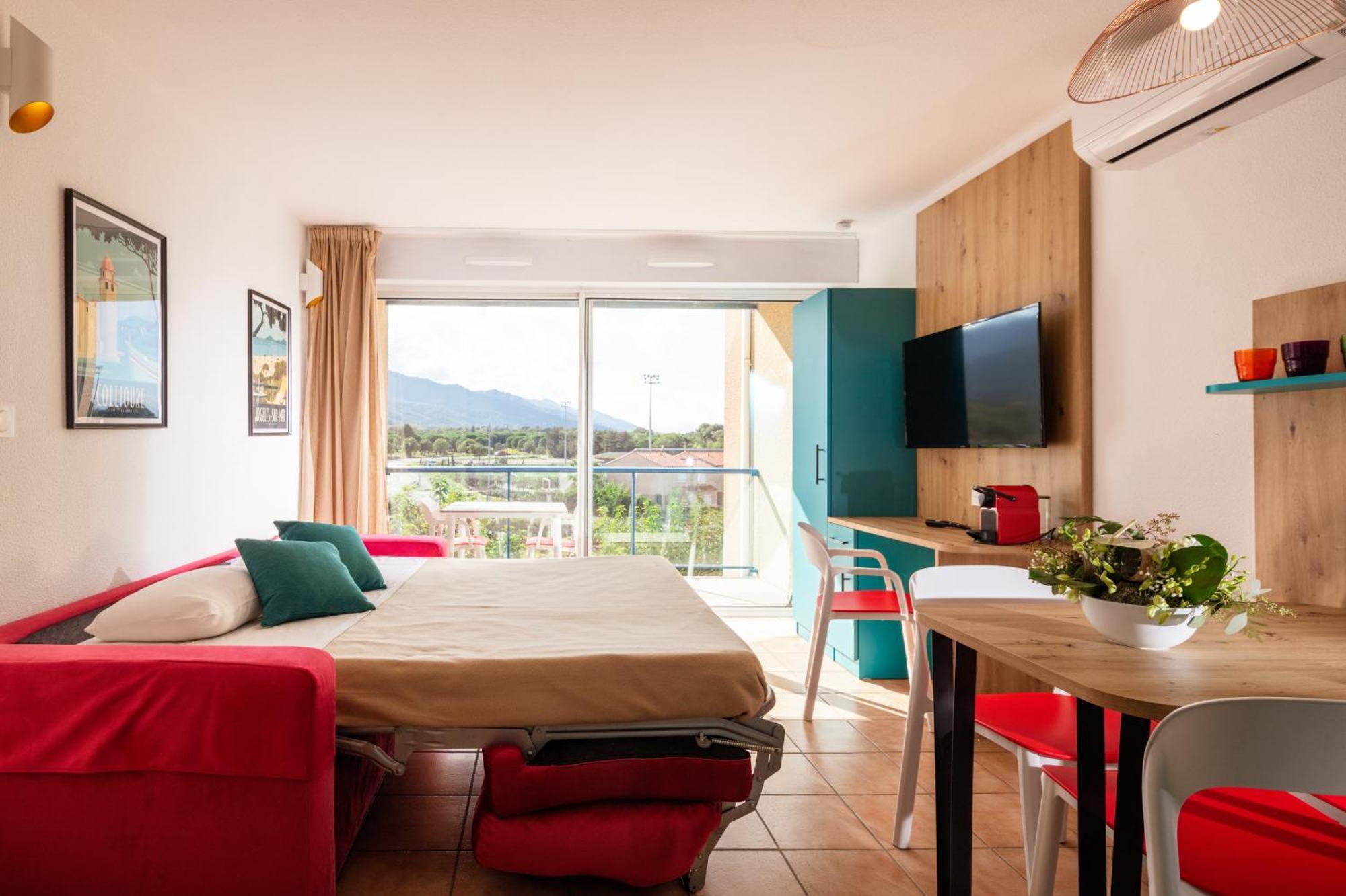 Appart Hotel Mer & Golf Port Argeles Exteriör bild